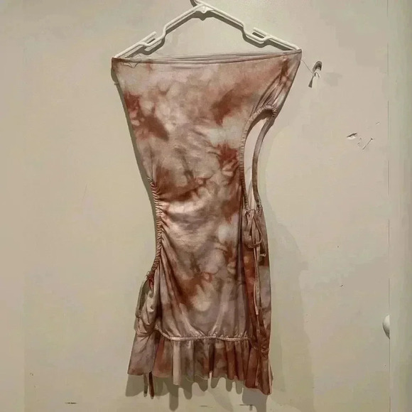I.Am.Gia Freyr Dress Tan Tie Dye Dress New With Tag - Picture 4 of 8